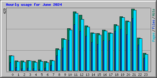 Hourly usage for June 2024